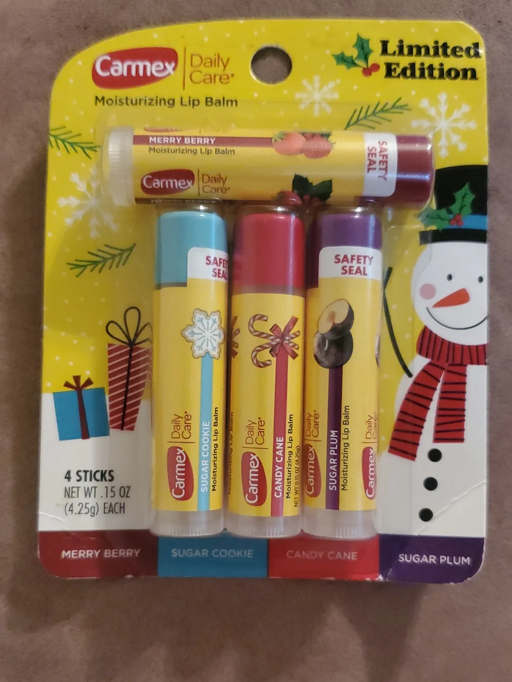 Carmex Daily Care Moisturizing Lip Balm Set